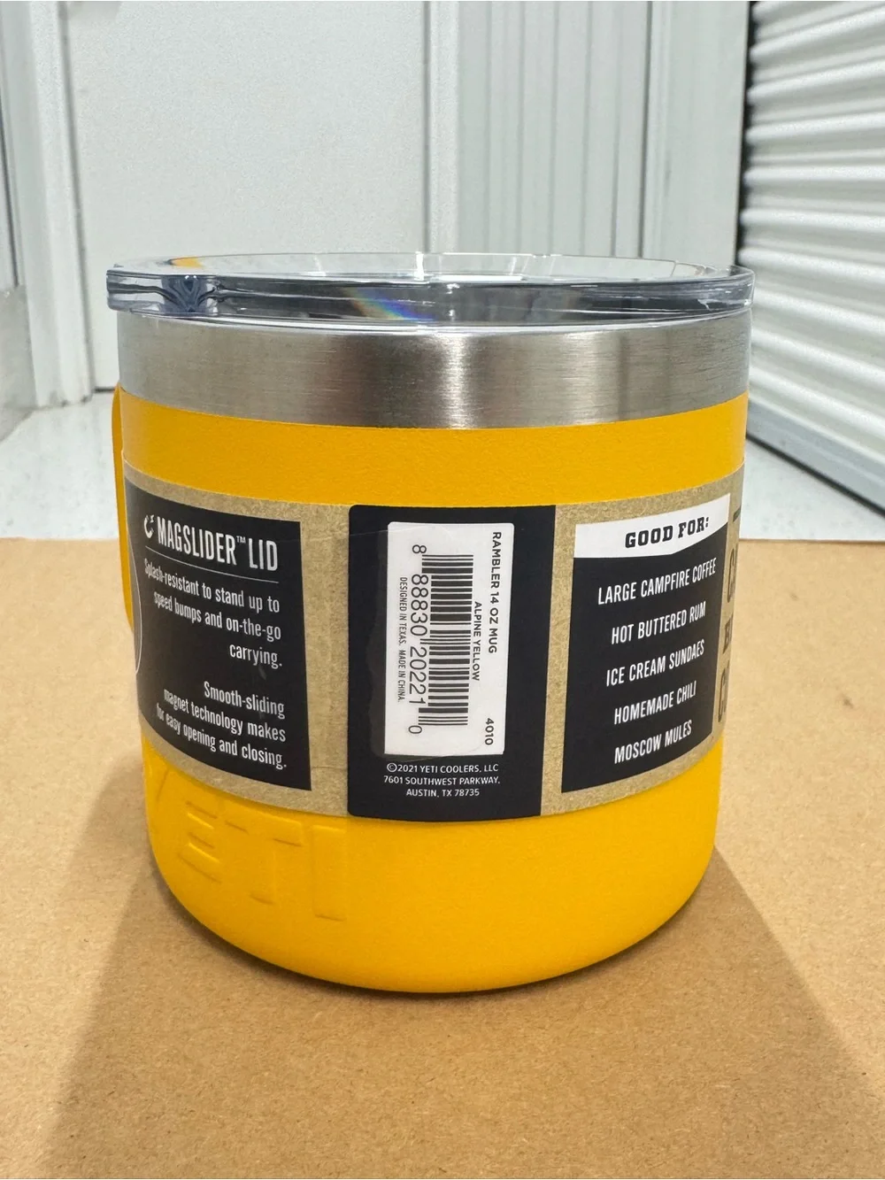 Yeti image yellow